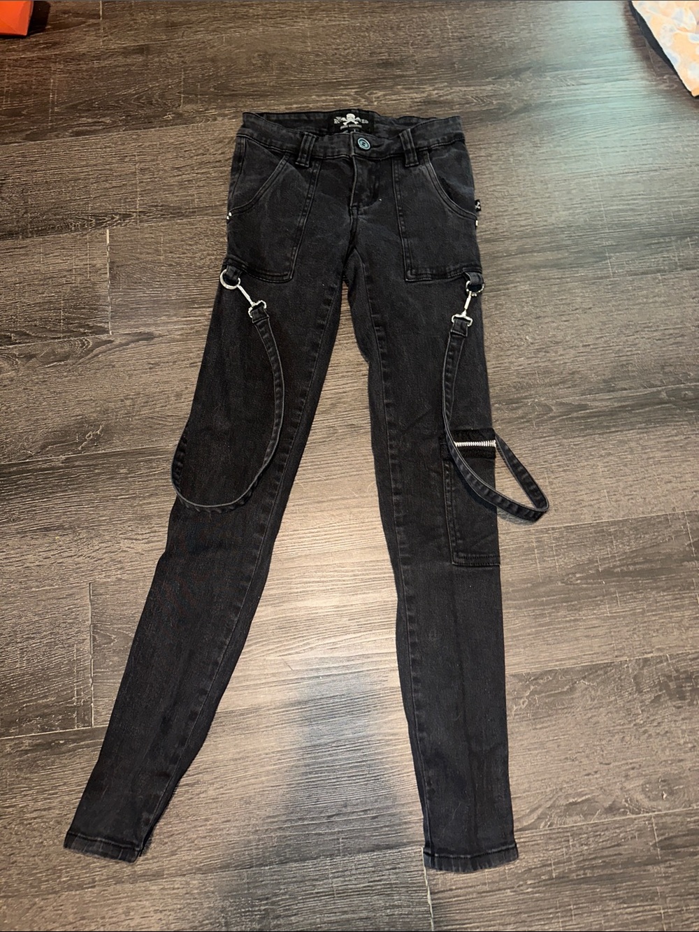 Royal Bones by Daang Goodman Skinny Jeans with Removable Straps